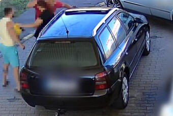 Ritka nagy balhé volt egy benzinkúton Kaposvárnál, mindent vett a kamera