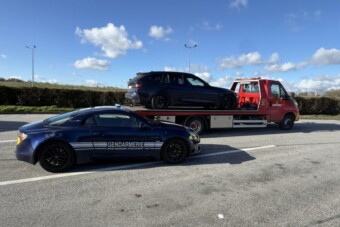 Kétszáz felett száguldóra csapott le a különleges francia elfogó