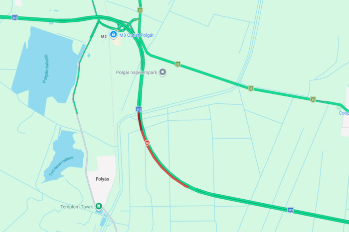Súlyos baleset: teljesen lezárták az M3-ast 1 Súlyos baleset: teljesen lezárták az M3-ast 1