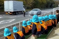 Drámai videó Veszprémből, őrangyalok vigyáztak a gyalogosokra 1