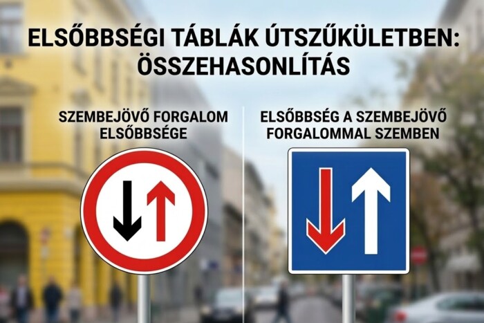 Két KRESZ-tábla, amit a fél ország összekever, pedig jelentésük eltér 3 Két KRESZ-tábla, amit a fél ország összekever, pedig jelentésük eltér 3