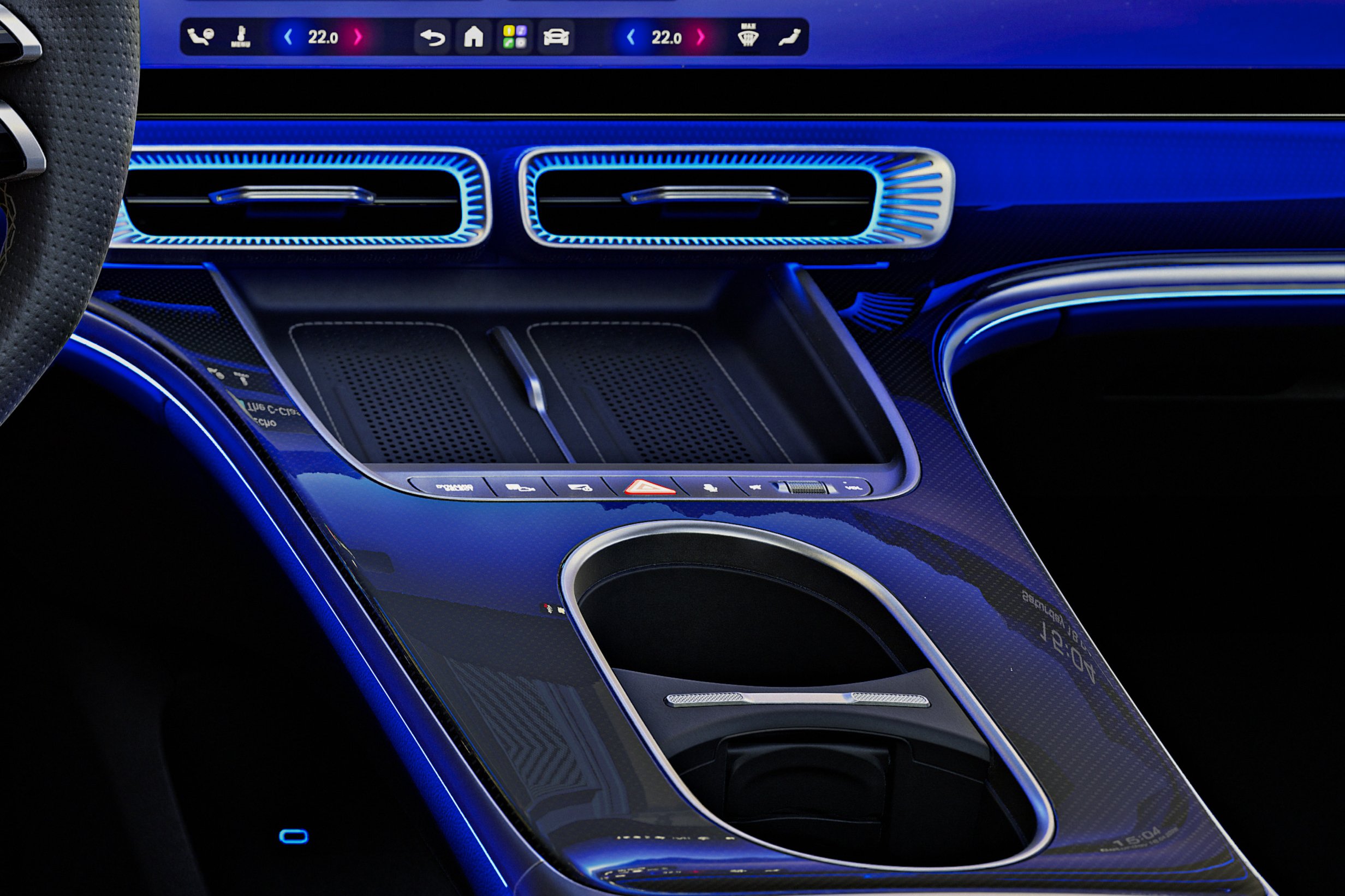 Ein Rückzugsort der Extraklasse das Interieur der neuen elektrischen Mercedes-Benz C-Klasse A sanctuary in a class of its own the interior of the all-new electric Mercedes-Benz C-Class | Vezess