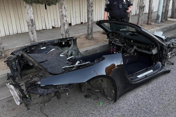 Csontig lecsupaszítva találták meg a rendőrök a Porschét 1