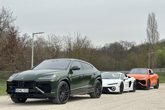 Aranyélet 800 lóerő felett, vezettük az összes Lamborghinit 12