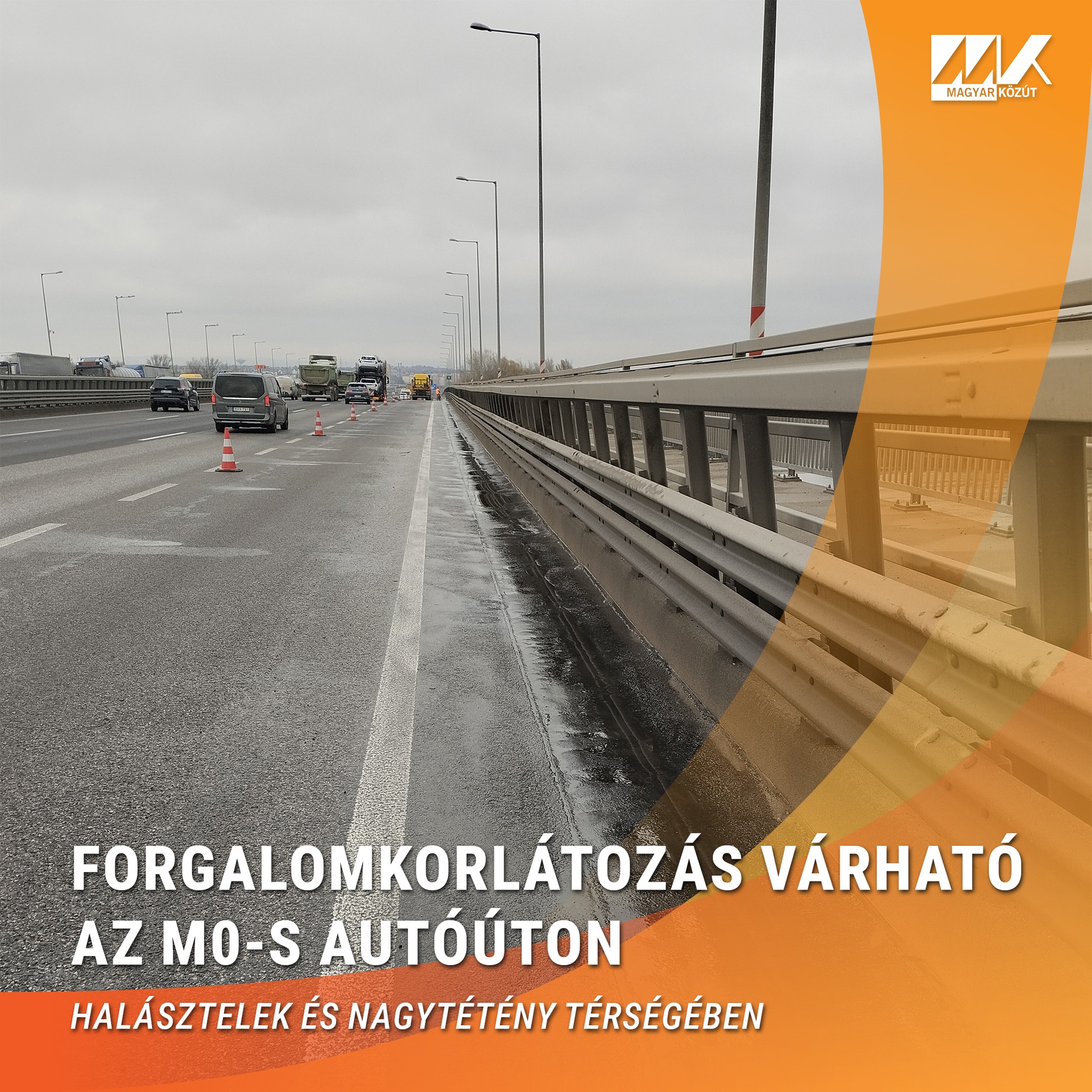Szombaton belassulhat az M0 egy jelentős korlátozás miatt 1