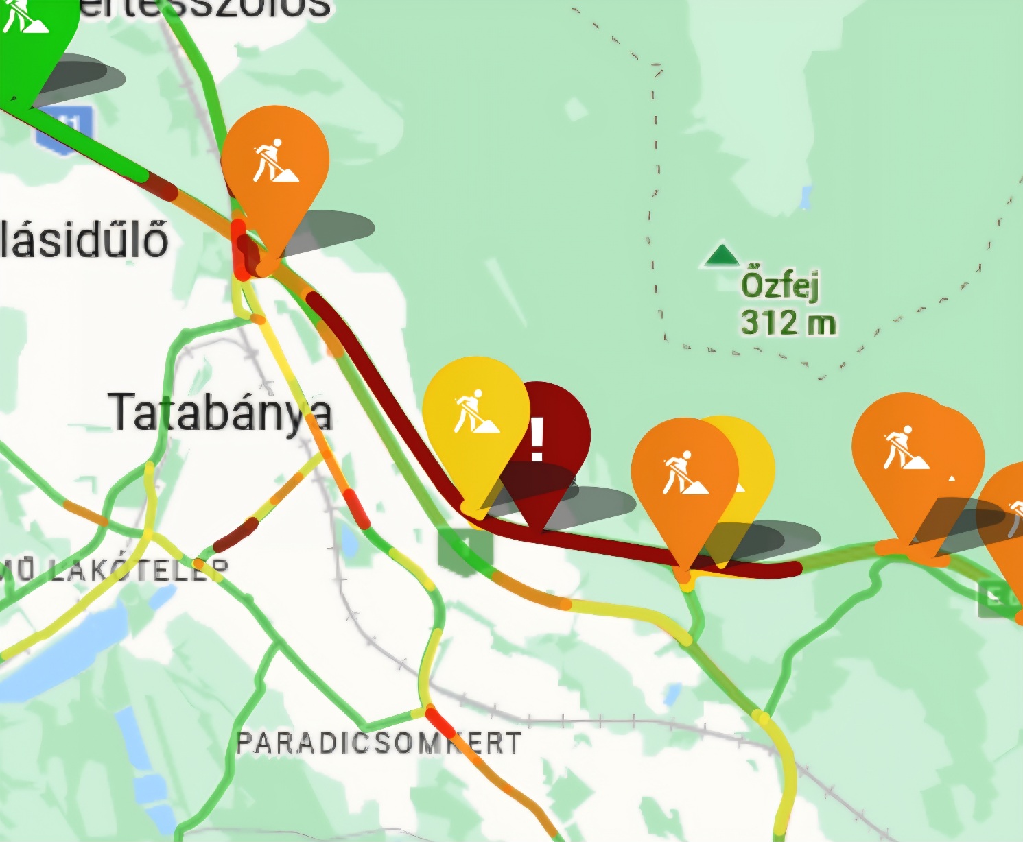 Kilométeres torlódás van két autópályánkon is 2