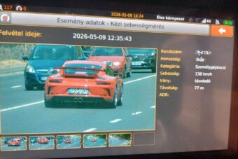 Kimaxolta a gyorshajtást a salgótarjáni porschés