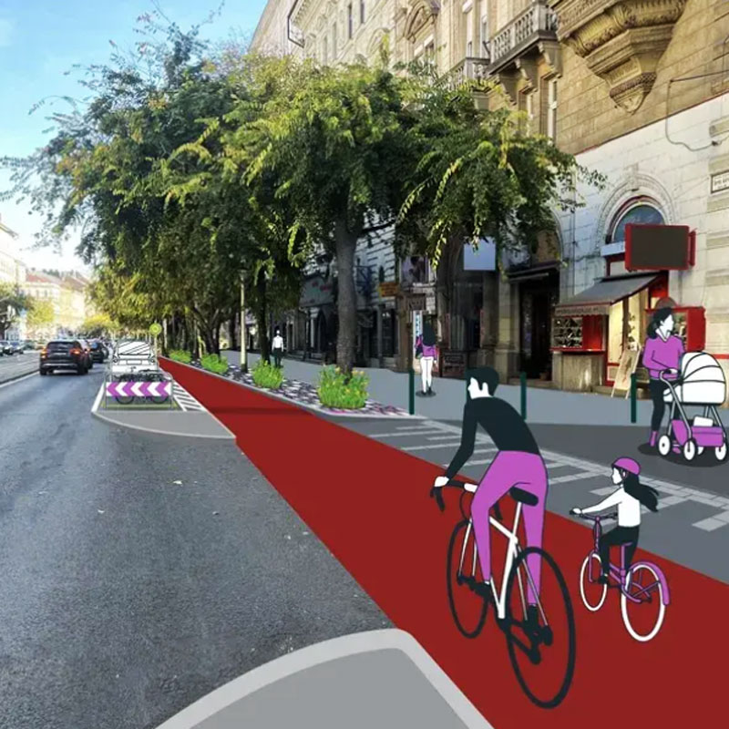 Soha nem látott bringasztráda épül Budapesten 1