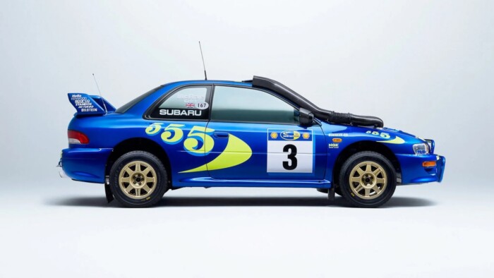 Tévedés miatt lett a legendás Subaru raliautók kereke arany színű 1