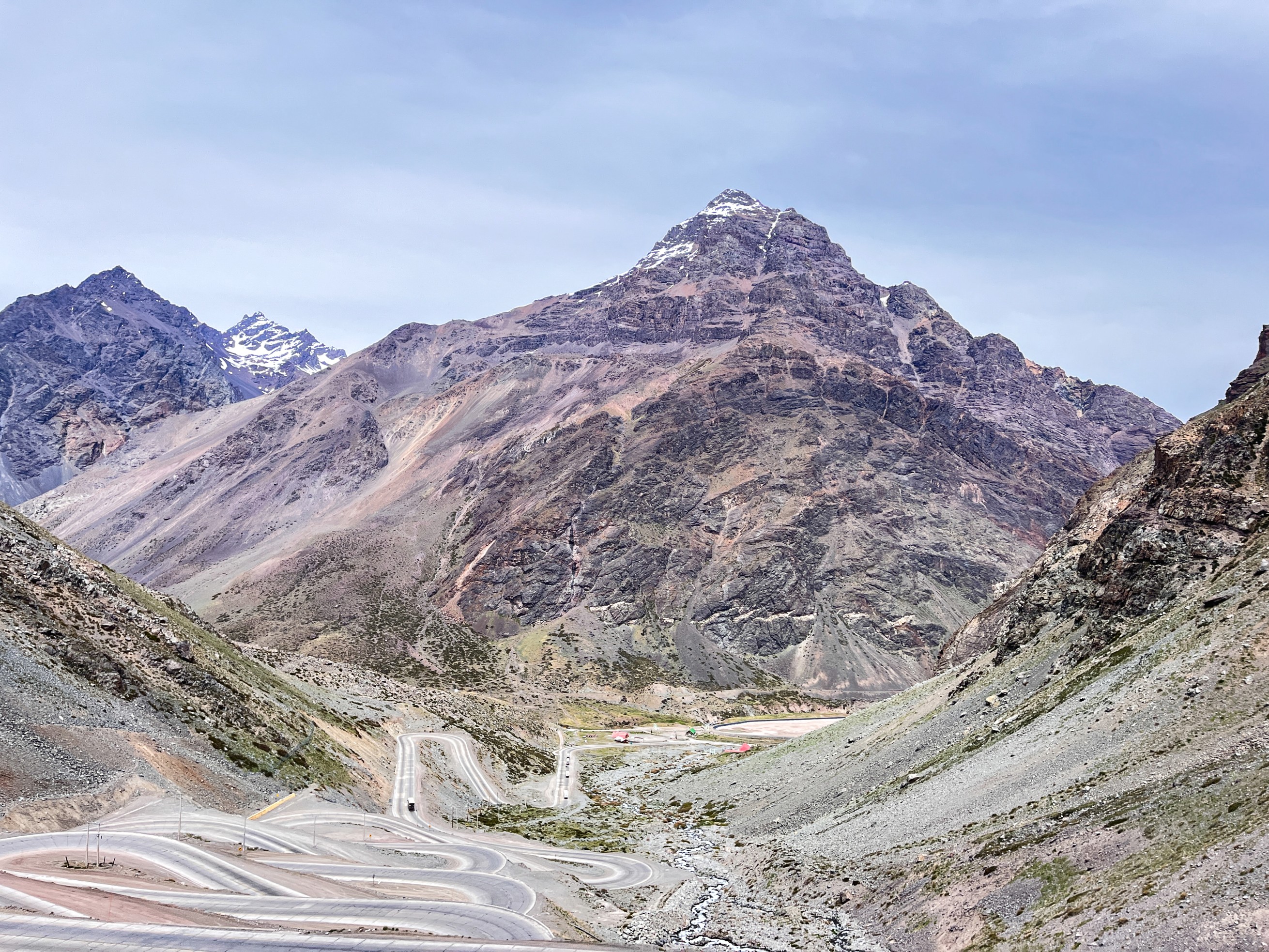 Scenic serpentine road at Paso Los Libertadores in the Andes Mountains Chile | Vezess