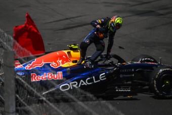 Autótörést hozott az első monacói F1-edzés