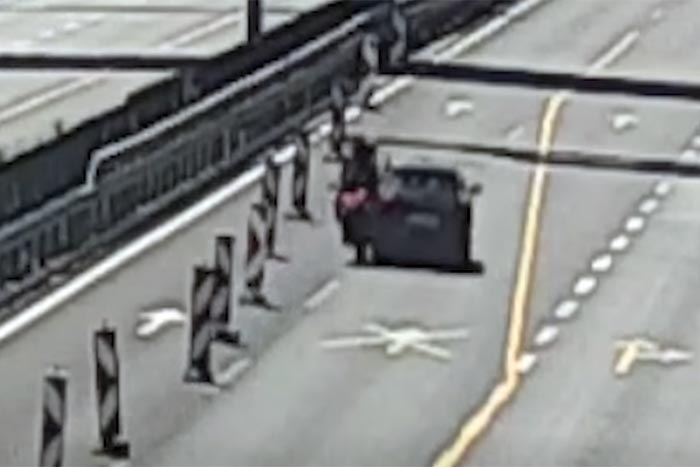 A terelés végén akart előzni a motoros, irtózatos taknyolás lett belőle