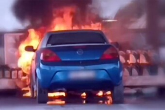 Drámai jelenetek játszódtak le az M0-s egyik benzinkútján, videóra vették