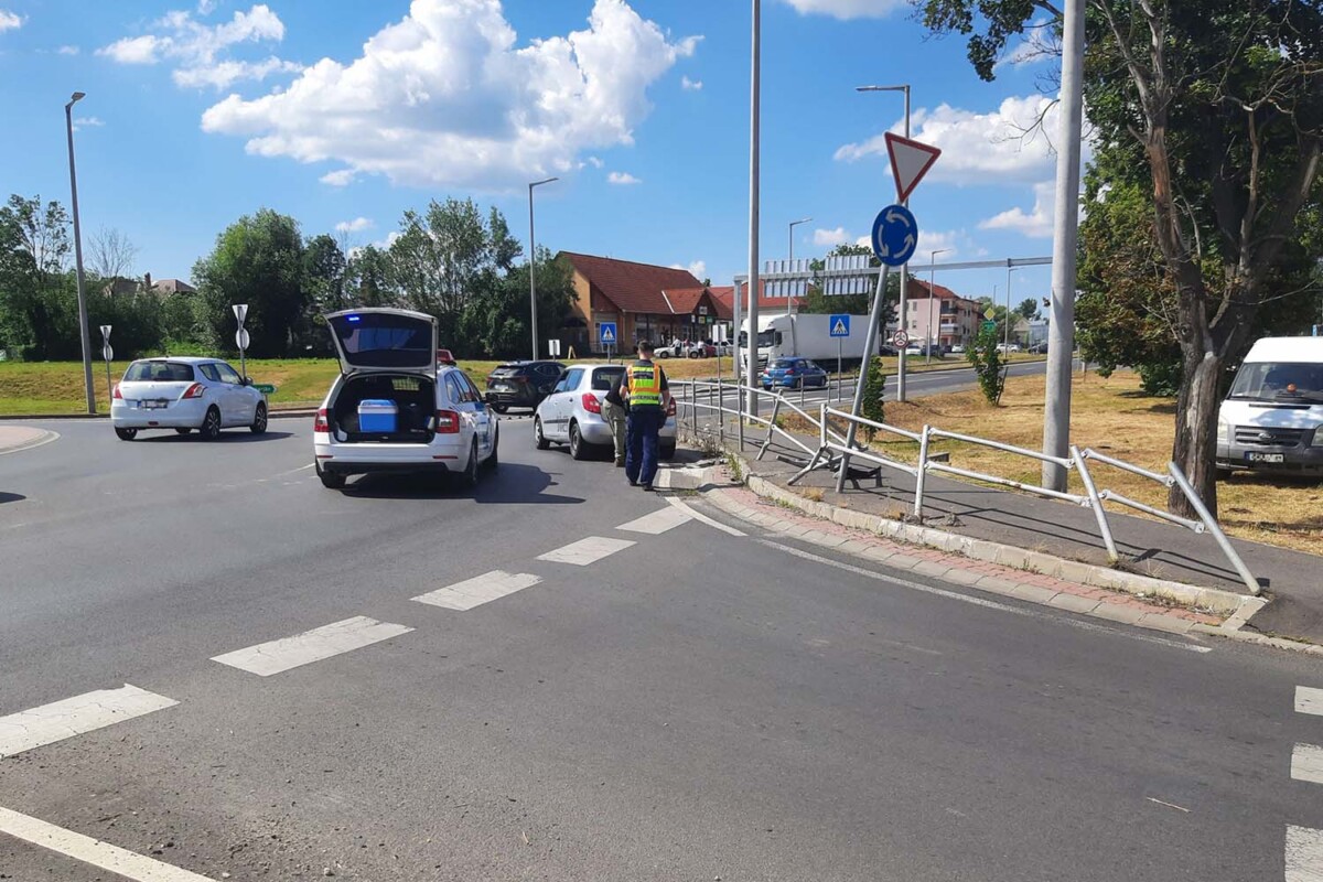 Annyira részeg volt, hogy nem találta meg a körforgalom kijáratát Nógrádban