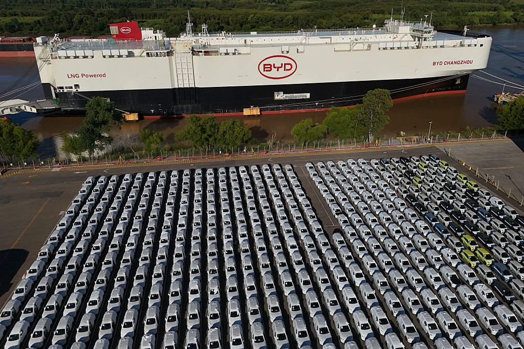 BYD Electric And Hybrid Vehicles Arrive At Argentinas Port Of Zarate | Vezess