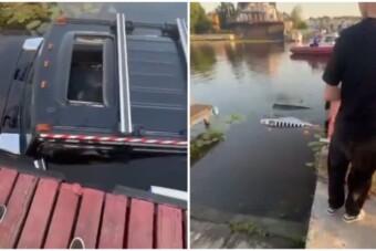 Hajója mellett a Hummert is vízre tette egy orosz sofőr