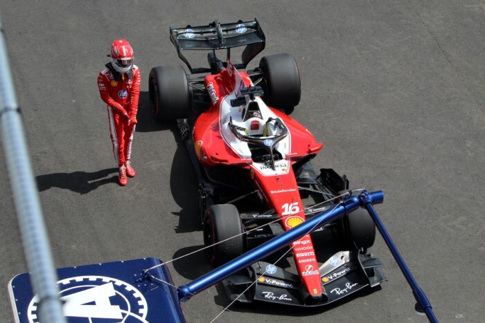 Ijesztő balesettel indult a magyar F1-hétvége 9 Ijesztő balesettel indult a magyar F1-hétvége 9