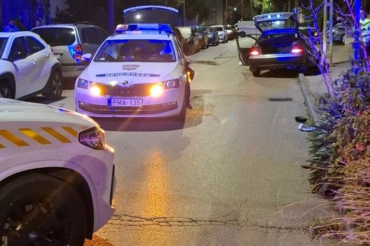 Fotókon a székesfehérvári rendőrbaleset, két egyenruhás megsérült