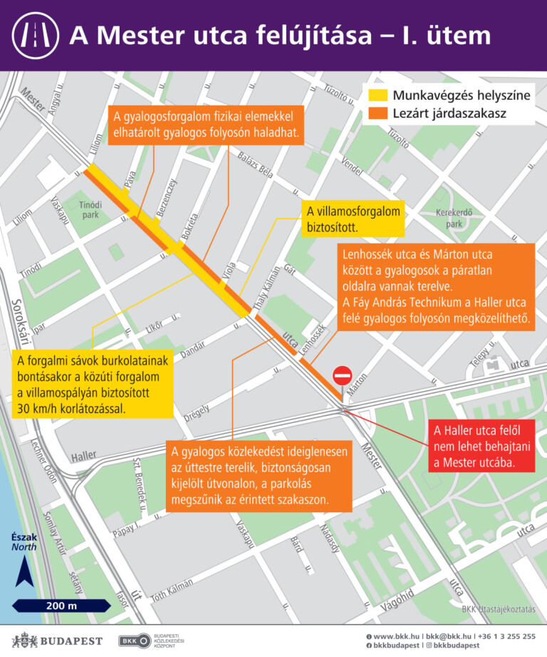 Forgalmas pesti utcában változik a közlekedés, itt az új forgalmi rend 1 Forgalmas pesti utcában változik a közlekedés, itt az új forgalmi rend 1