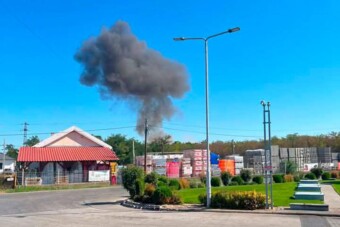 Videón a Szolnok mellett lezuhant, füstölő Gripen