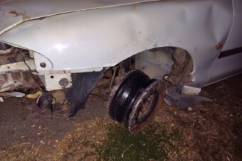 A rendőrök is csak néztek, felnin menekült a somogyi autós