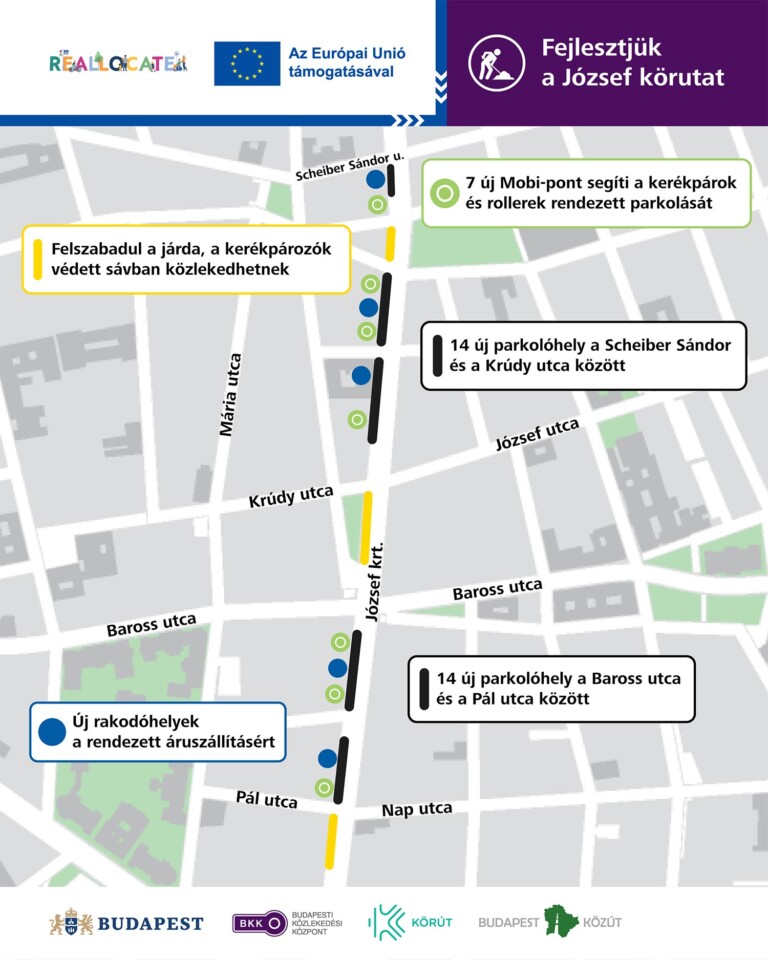 Áttervezték a Nagykörút közlekedését, fotókon az új forgalmi rend 6 Áttervezték a Nagykörút közlekedését, fotókon az új forgalmi rend 6