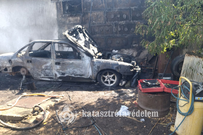 Hegesztésből lett kiterjedt tűz Békésen