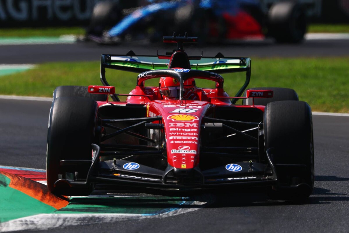 A lehető legjobban nyitott a Ferrari Monzában