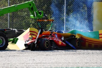 Megszólalt hatalmas balesete után Leclerc