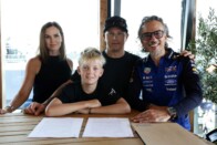 Márciusban született, de már gokartozott Alonso kisfia 2 Márciusban született, de már gokartozott Alonso kisfia 2