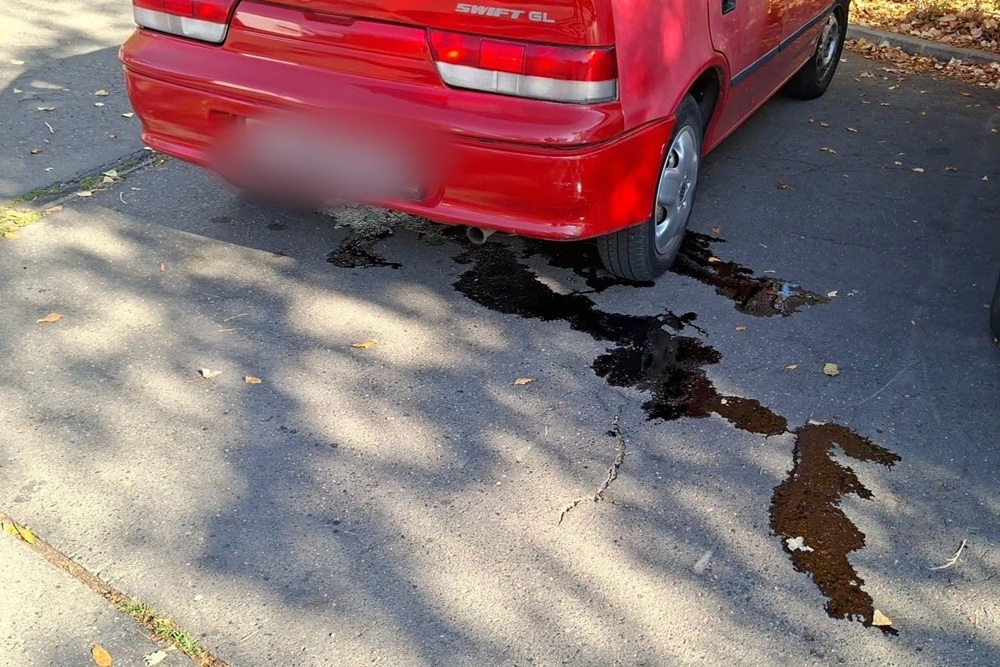 Nagyon rossz helyen kezdett el folyni az üzemanyag a Suzukiból 1