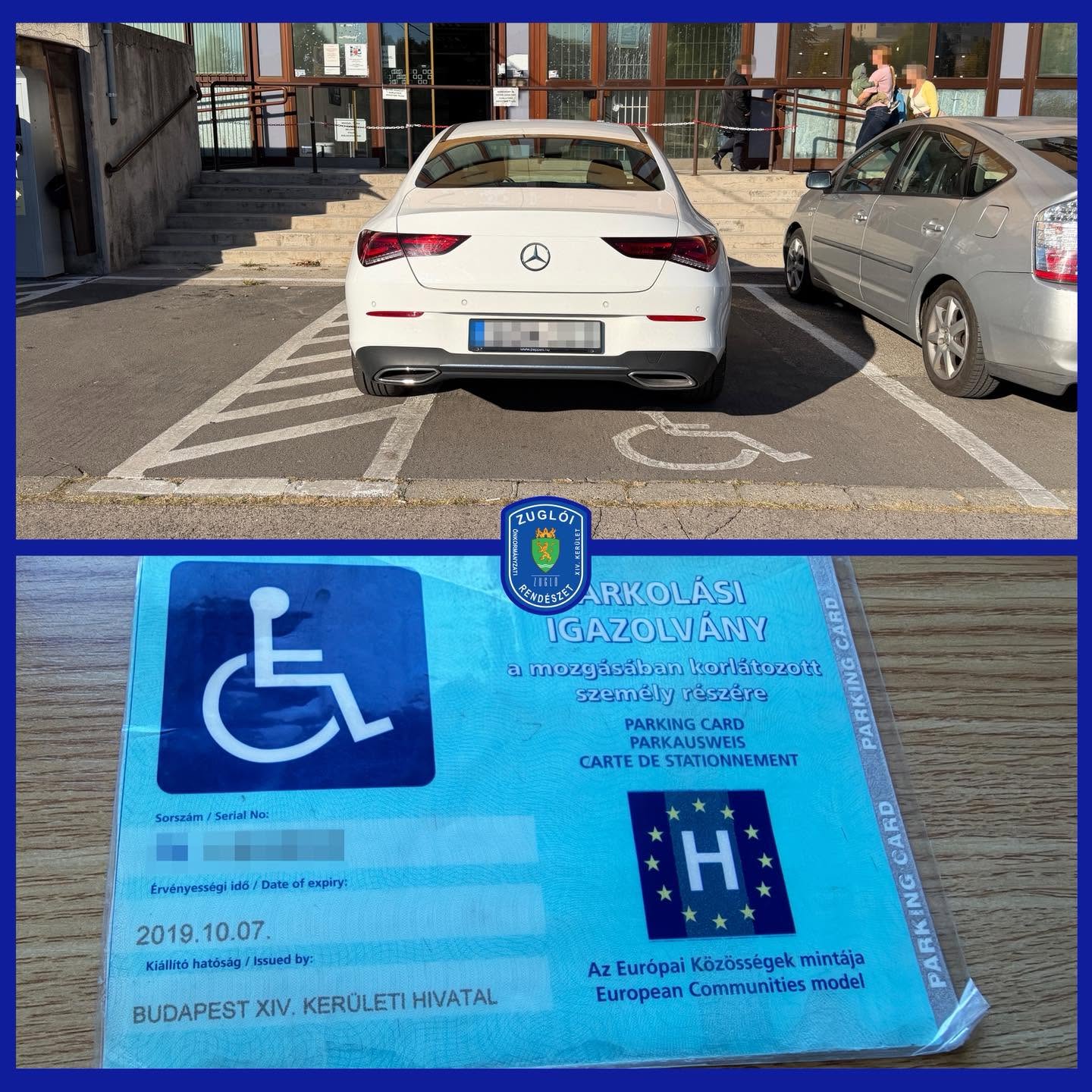 Úgy parkolt a Mercedesszel, hogy egyenruhások várták mire visszatért 1 Úgy parkolt a Mercedesszel, hogy egyenruhások várták mire visszatért 1