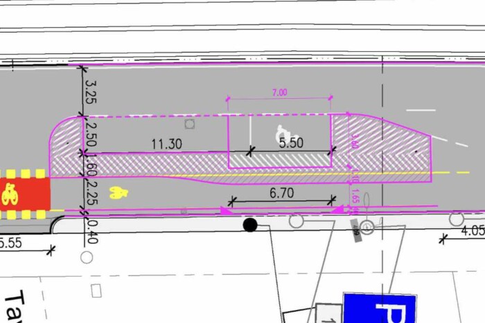 Reagált a BKK: ezért építenek az „út közepére” parkolót Budapesten 1
