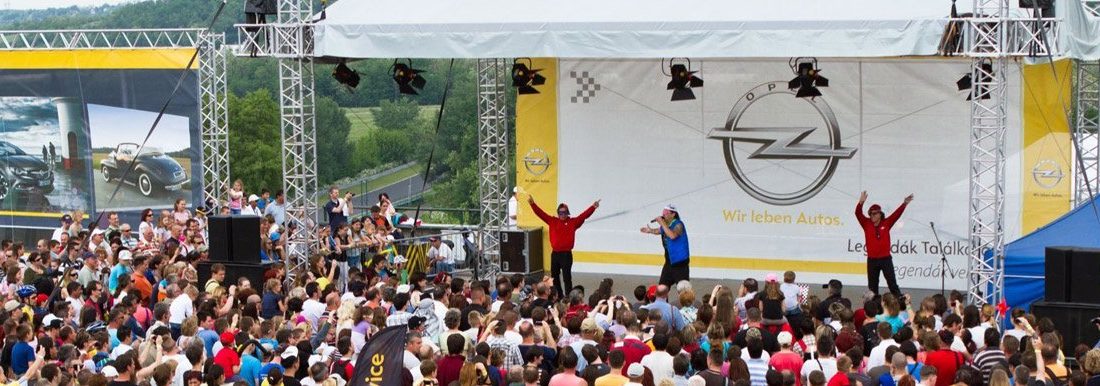 Opellel a Hungaroringen