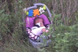 Magára hagyott csecsemőt találtak a bozótban