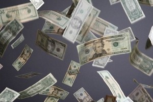 Pénzeső hullott a sztrádára, megállt az élet