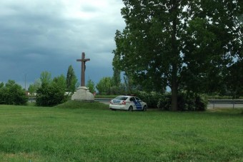 Az M3-ason a rendőrök 