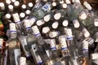 Tíz köbméter orosz vodka borult az aszfaltra