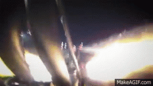 Ezt látja egy 500 km/óránál leszakadó kamera