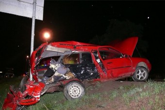 Durva baleset a 41-esen, 9 súlyos sérült