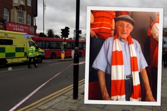 Meccsre menet gázolták el a 90 éves focidrukkert