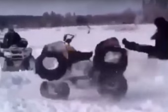 Állatkodj bátran quaddal a hóban, de legyen eszed