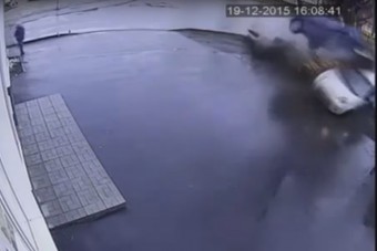 Végül csak befutott az év balesete is