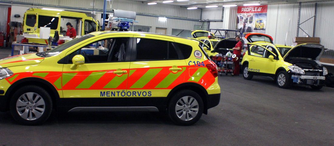Új mentőautók Magyarországon