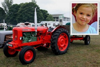 Traktorral gázolta el kislányát egy állatorvos