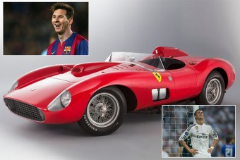Messi és Ronaldo csatázott a világ legdrágább versenyautójáért